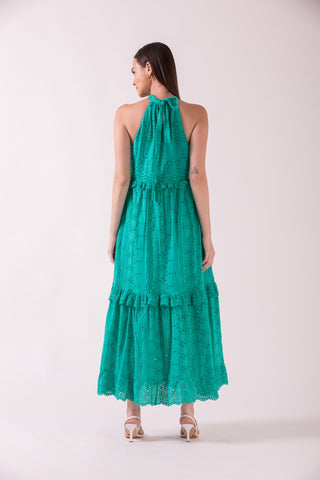 Azalea Halter Neck Tiered Dress