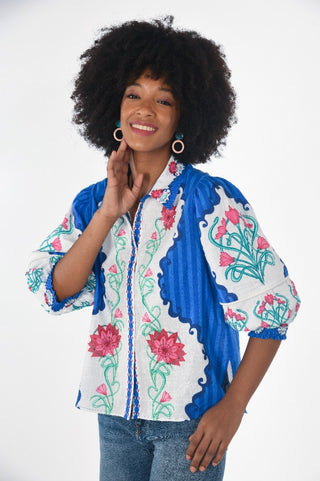 SHARONA PUFF SLEEEV SHIRT