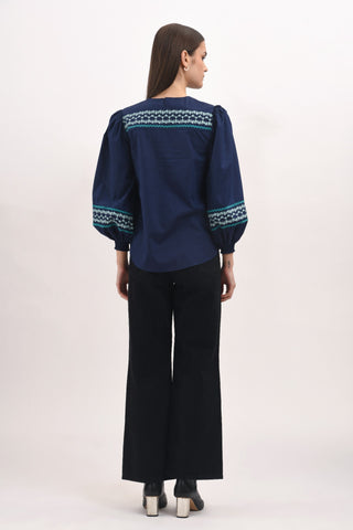 SHEA PEASANT BLOUSE