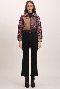 NISSE CROP QUILTED JACKET