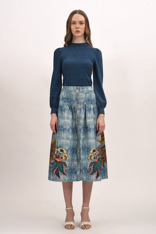 GENNY MIDI SKIRT