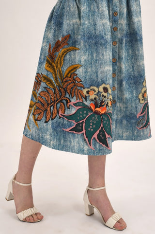 GENNY MIDI SKIRT