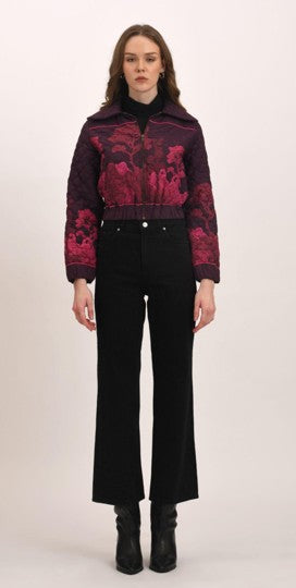NISSE CROP QUILTED JACKET