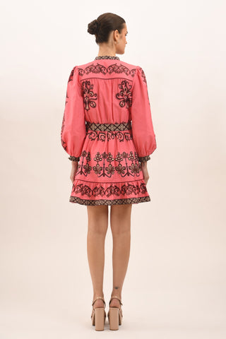 ROSETTE MINI DRESS