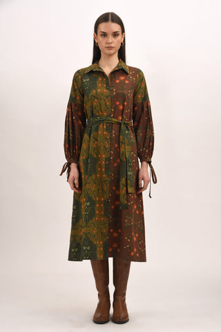ALICIA MIDI SHIRT DRESS