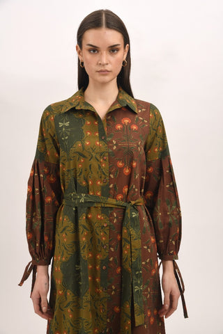 ALICIA MIDI SHIRT DRESS