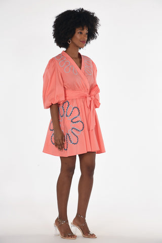 CARLY WRAP DRESS