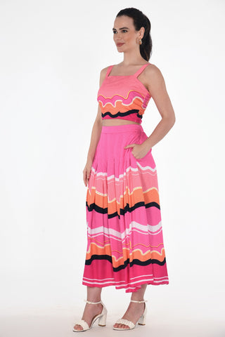 IVY MIDI SKIRT