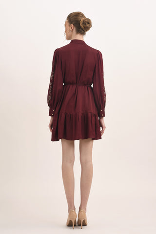 PLUM MINI DRESS