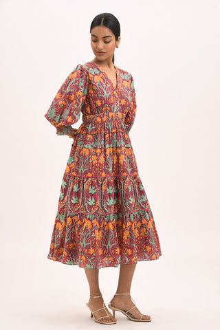 CALLA MIDI DRESS