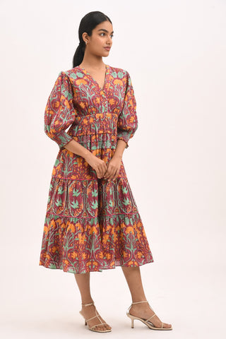 CALLA MIDI DRESS