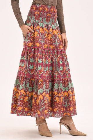 SAGE MAXI SKIRT