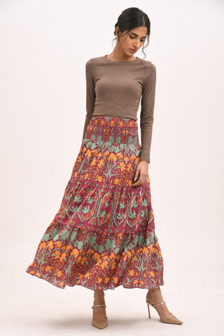 SAGE MAXI SKIRT