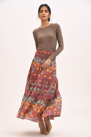 SAGE MAXI SKIRT