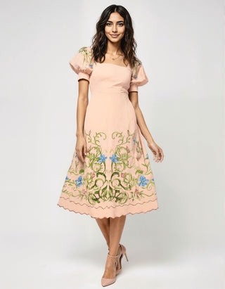 ROSALIE-HAZE MIDI DRESS