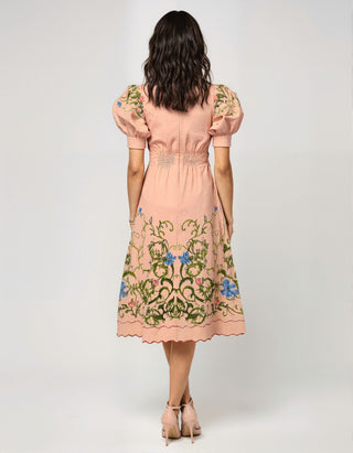 ROSALIE-HAZE MIDI DRESS