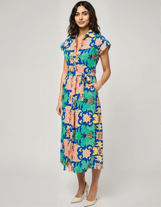 THALIA-DUST MIDI DRESS