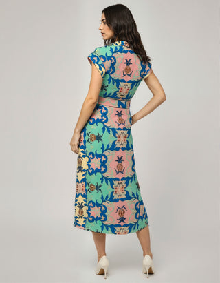 THALIA-DUST MIDI DRESS