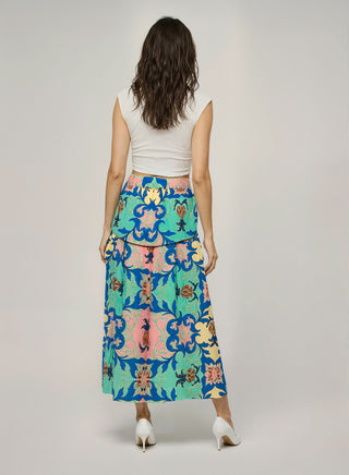 GENNY-DUST MIDI SKIRT